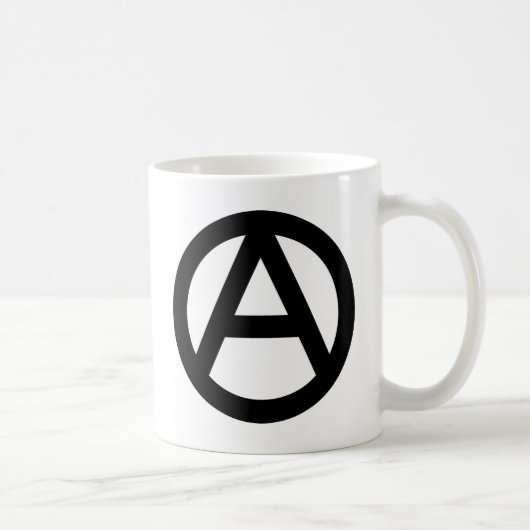 Anarchie-Symbol Kaffeetasse (Rechts)