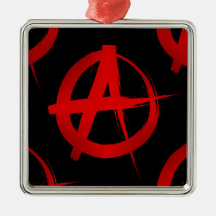 Anarchie-Symbol Ornament Aus Metall