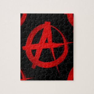 Anarchie-Symbol Puzzle