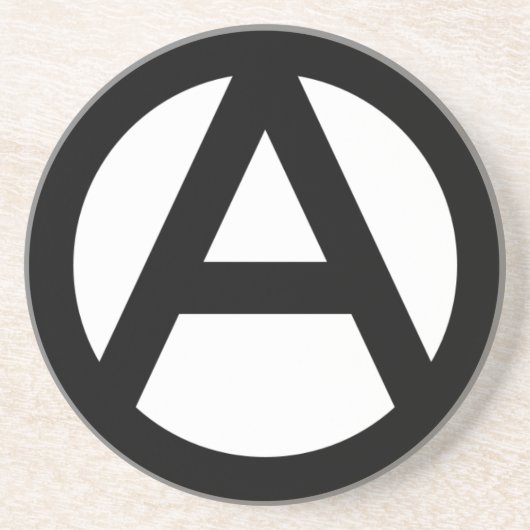 Anarchie-Untersetzer Getränkeuntersetzer (Vorne)