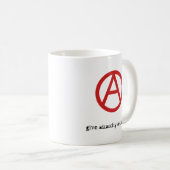 Anarchiekaffee-Tasse Kaffeetasse (VorderseiteRechts)