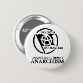 Anarchieknopf Button (Vorne & Hinten)