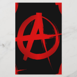Anarchiesymbol Briefpapier