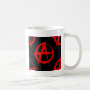 Anarchiesymbol Kaffeetasse