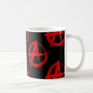 Anarchiesymbol Kaffeetasse