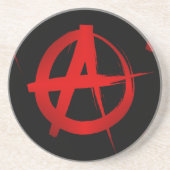 Anarchiesymbol Untersetzer (Vorne)