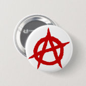 Anarchisches Symbol roter Punk Musik Kultur Zeiche Button (Vorne & Hinten)