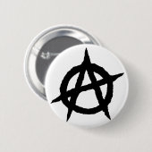 Anarchisches Symbol schwarze Punk Musik Kultur Zei Button (Vorne & Hinten)