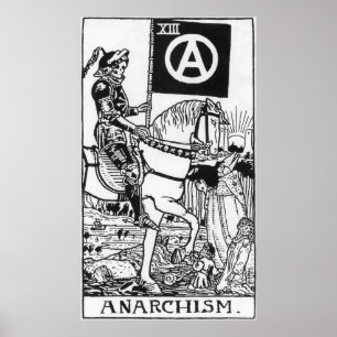 Anarchismus-Gothic-Poster Poster