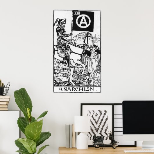 Anarchismus-Gothic-Poster Poster (Heimbüro)