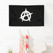 Anarchismus Symbolbanner Banner (Insitu)