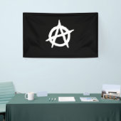 Anarchismus Symbolbanner Banner (Messeveranstaltung)