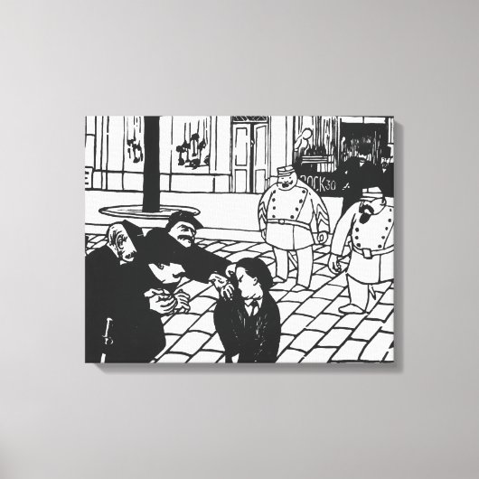 Anarchist, 1892 leinwanddruck (Vorderseite)