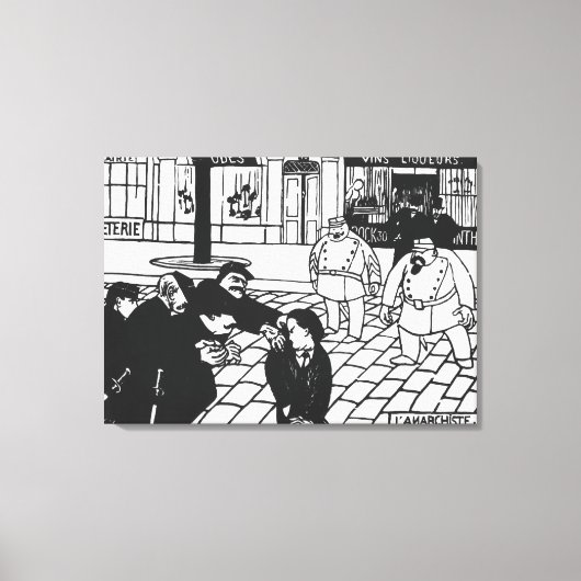 Anarchist, 1892 leinwanddruck (Vorderseite)