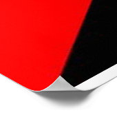 Anarchist-Fahnenposter Poster (Ecke)