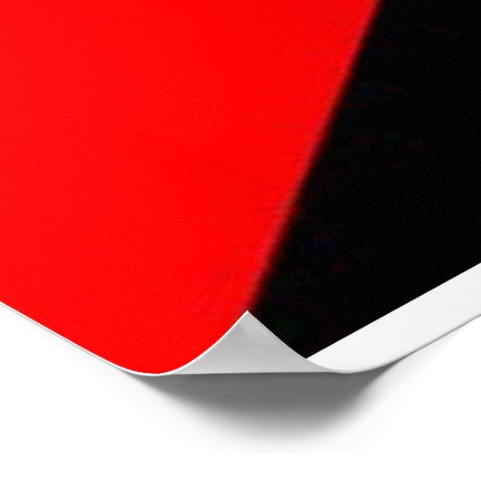 Anarchist-Fahnenposter Poster (Ecke)