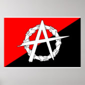 Anarchist-Fahnenposter Poster (Vorne)