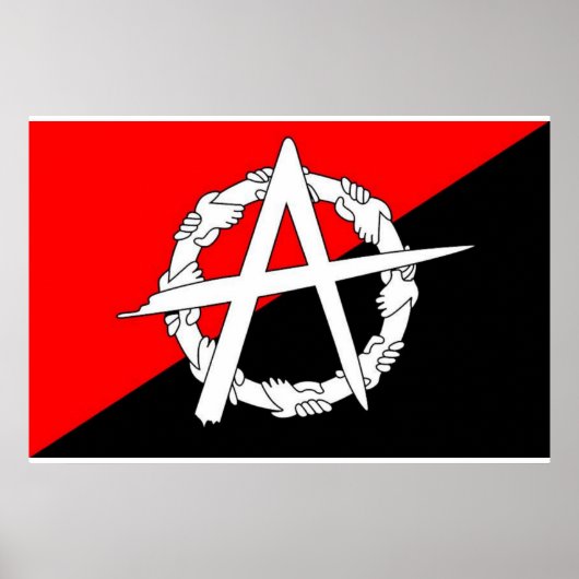 Anarchist-Fahnenposter Poster (Vorne)