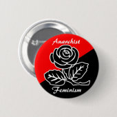 Anarchist-Feminismus-Taste Button (Vorne & Hinten)