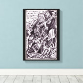 Anarchist im Großen Leinwanddruck (Insitu (Holzboden))