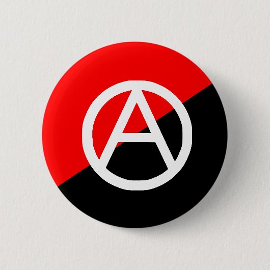 Anarchist mit A Symbol2, Kolumbien-Flagge Button (Vorderseite)