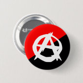 Anarchist mit einem Symbol, Kolumbien Button (Vorne & Hinten)