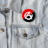 Anarchist mit einem Symbol, Kolumbien Button (Beispiel)