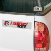 Anarchist nach innen autoaufkleber (Auf Lkw)