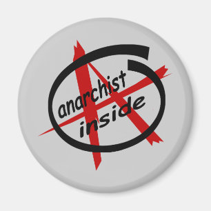 Anarchist nach innen magnet