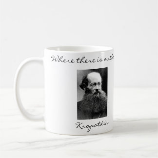 Anarchist Peter Kropotkin zitiert Tasse