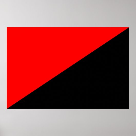 Anarchist, Politische Flagge Kolumbiens Poster (Vorne)