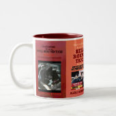 Anarchisten-Bucheinbänd Zweifarbige Tasse (Links)