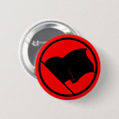Anarchisten-Flaggeknopf Button (Vorne & Hinten)