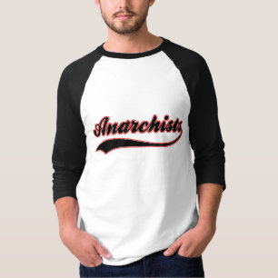 Anarchisten-Imitat-Baseball-Jersey-T - Shirt