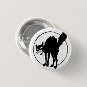 Anarchisten-Katze Button (Vorne & Hinten)