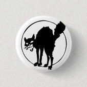 Anarchisten-Katze Button (Vorderseite)