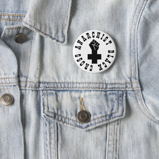 Anarchisten-schwarzes Kreuz Button (Beispiel)