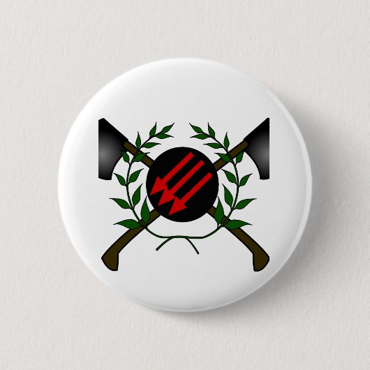 Anarchisten-Skinhead-kommunistisches Button (Vorderseite)