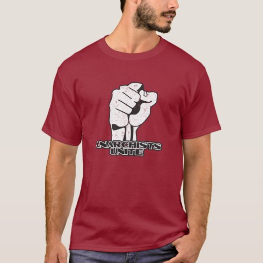 Anarchisten vereinigen T-Shirt (Vorderseite)
