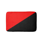 Anarchistenflagge Badematte (Vorderseite)