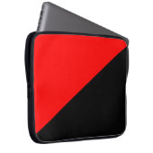 Anarchistenflagge Laptopschutzhülle (Vorne Rechts)