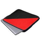 Anarchistenflagge Laptopschutzhülle (Vorne Knopf)