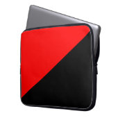 Anarchistenflagge Laptopschutzhülle (Vorderseite Links)