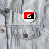 Anarchistenflagge mit a-Symbol Button (Beispiel)