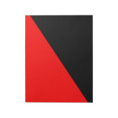 Anarchistenflagge Notizblock (Rotiert)