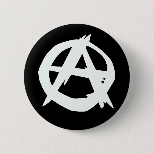 Anarchistenlogoknopf Button (Vorderseite)