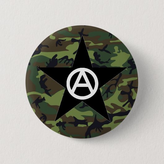 Anarchistenstern-Button Button (Vorderseite)