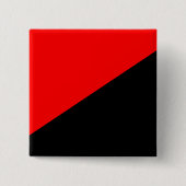 Anarchistische Flagge (Anarchismus) Button (Vorderseite)