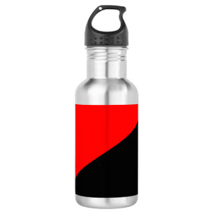 Anarchistische Flagge (Anarchismus) Edelstahlflasche