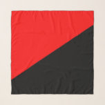 Anarchistische Flagge (Anarchismus) Schal<br><div class="desc">Dieses Design zeigt die rote und schwarze Flagge des Anarchismus. Louise Michel, der an der Pariser Kommune von 1871 teilnahm, sagte: "Das rote Banner, das immer für Freiheit stand, erschreckt die Hinrichtungskräfte, weil es so rot ist mit unserem Blut.. Diese roten und schwarzen Banner wellen über uns und trauern uns...</div>